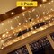 Warm White LED Curtain String Lights, 48 LEDs, Battery Operated, 60cm x 120cm